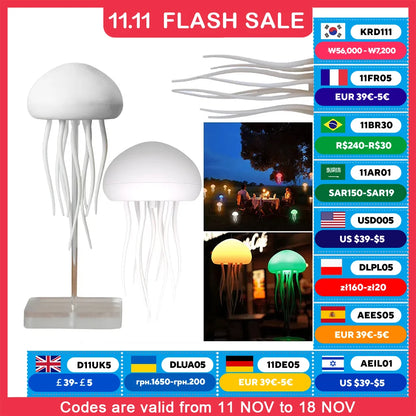 Dancing Jellyfish Night Light